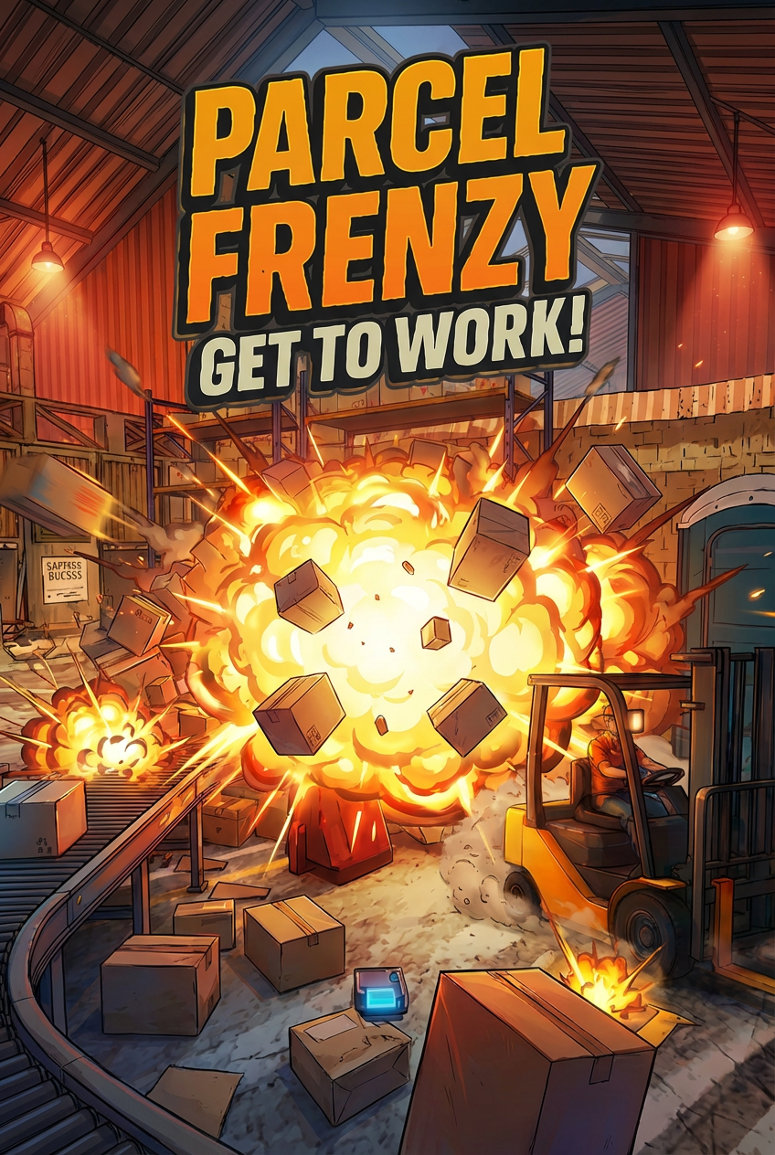 Parcel Frenzy Vertical Logo